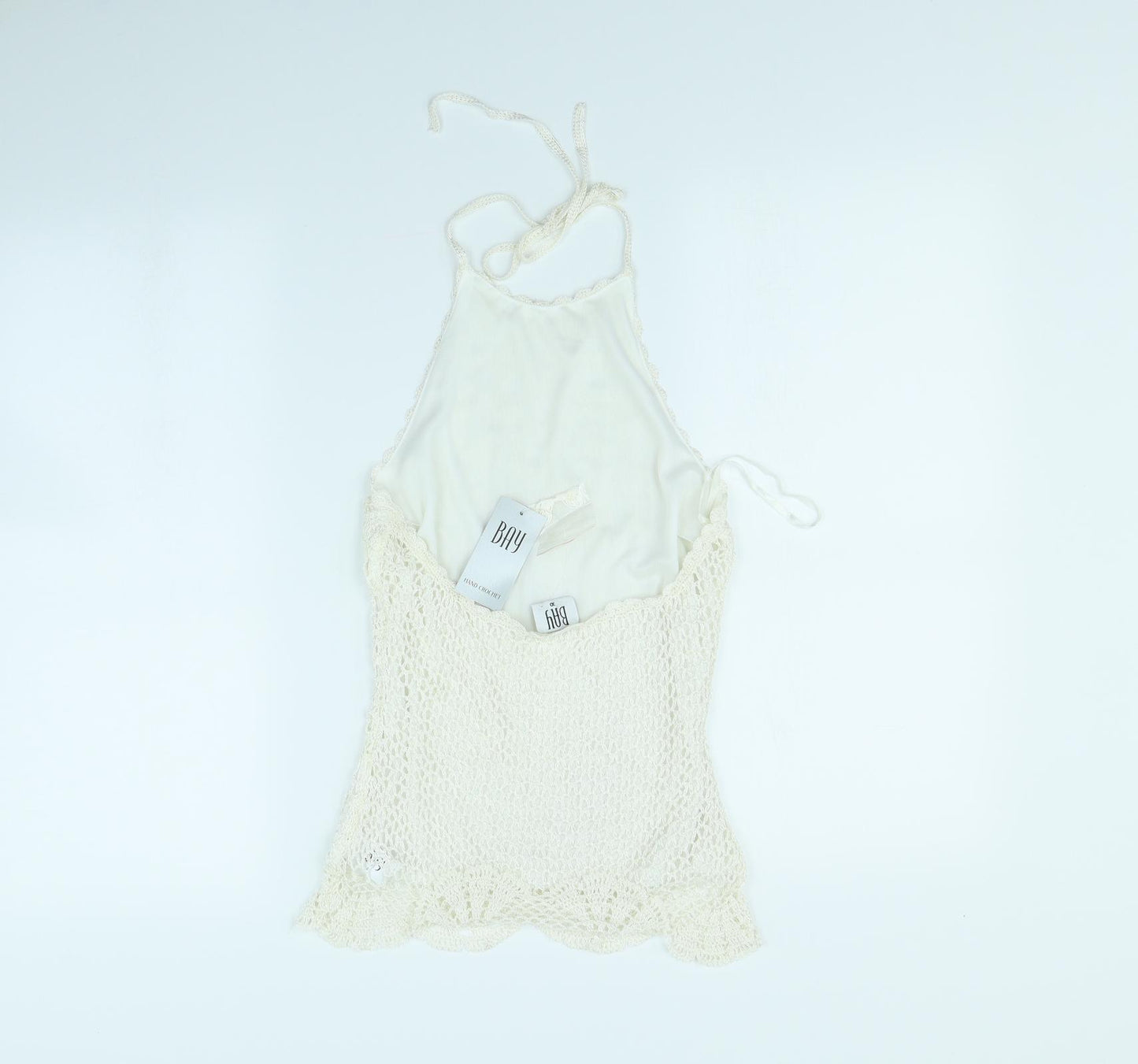 BAY Womens Ivory   Basic Tank Size 10