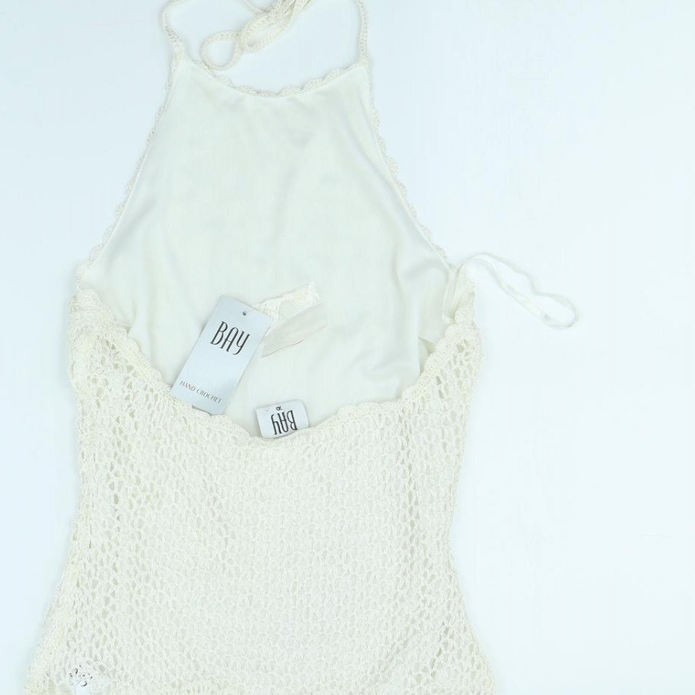 BAY Womens Ivory   Basic Tank Size 10
