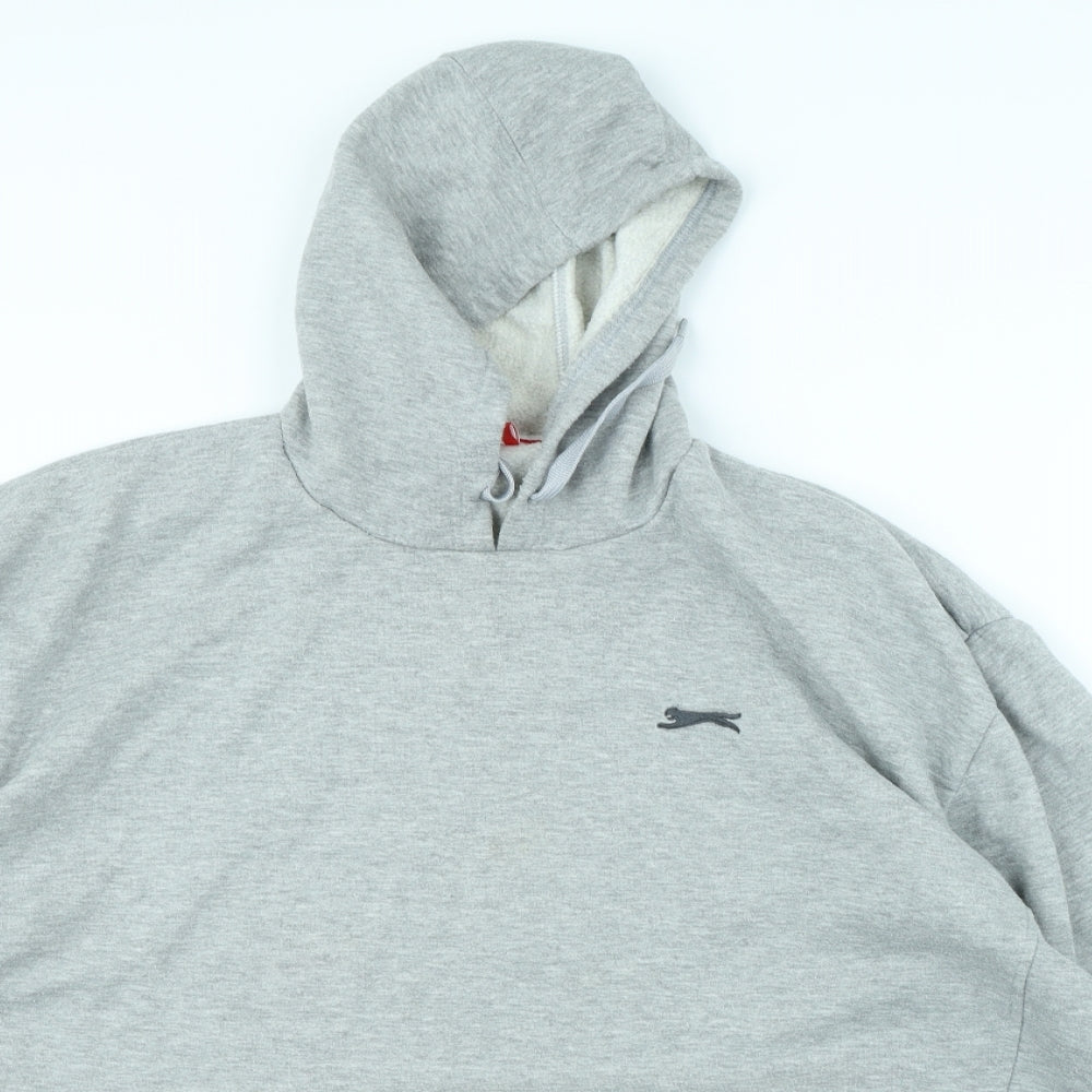 Slazenger Mens Grey   Pullover Hoodie Size 4XL