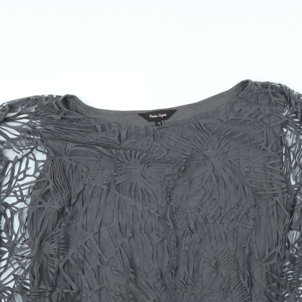 Phase Eight Womens Grey   Basic Blouse Size 12