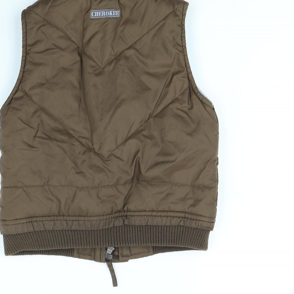 Cherokee Boys Brown   Gilet Coat Size 18 Months