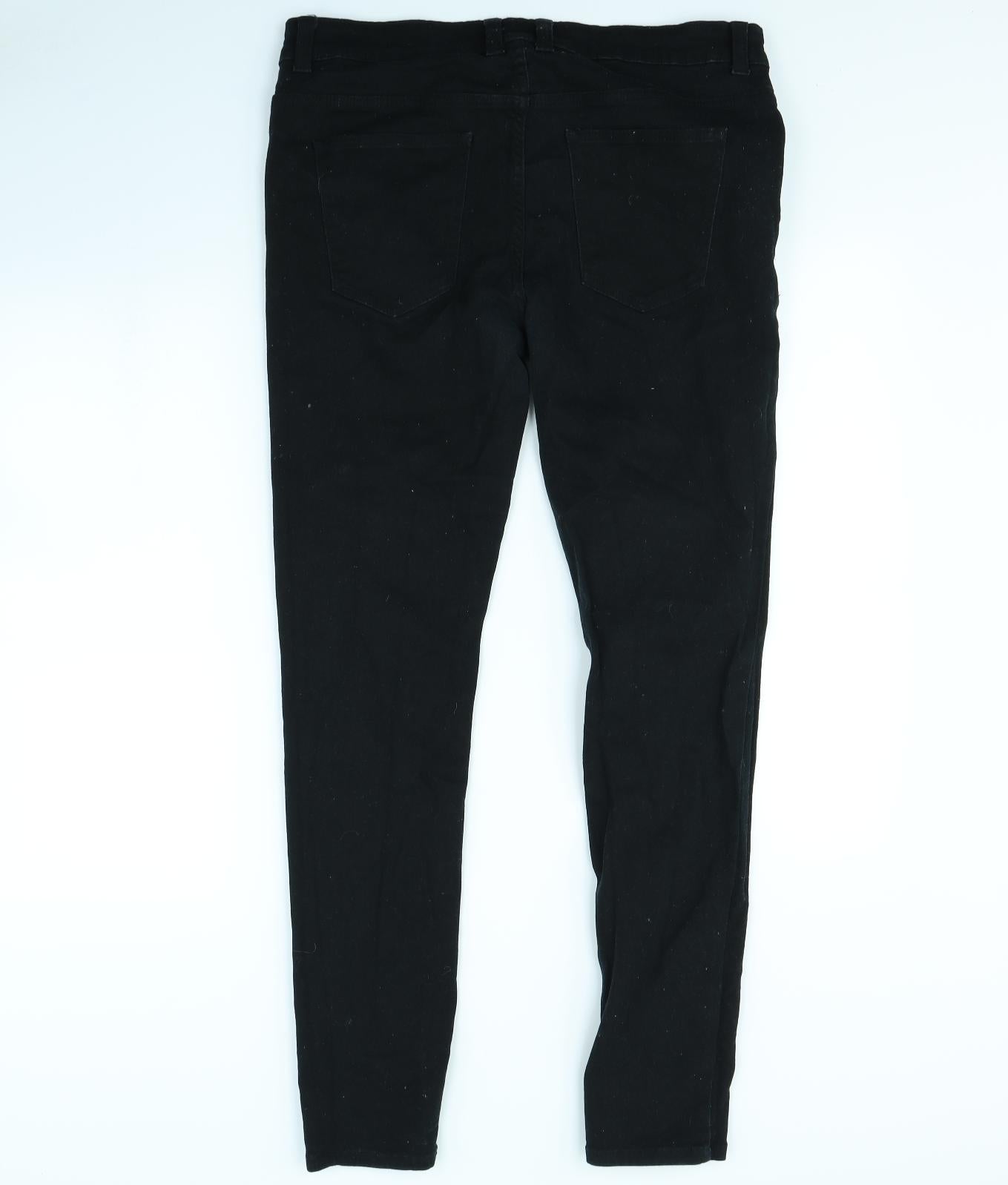 Denim & Co. Mens Black   Skinny Jeans Size 36 in L32 in
