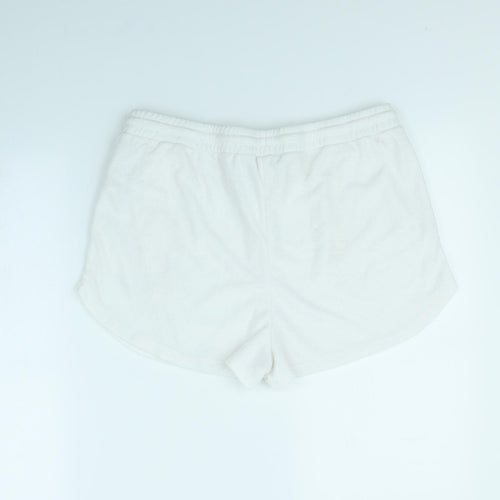 Preworn Womens White   Cut-Off Shorts Size 16 - Beach Wear