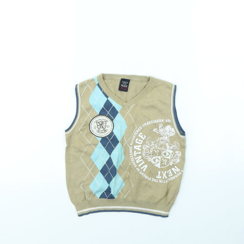 NEXT Boys Beige   Pullover Jumper Size 2 Years