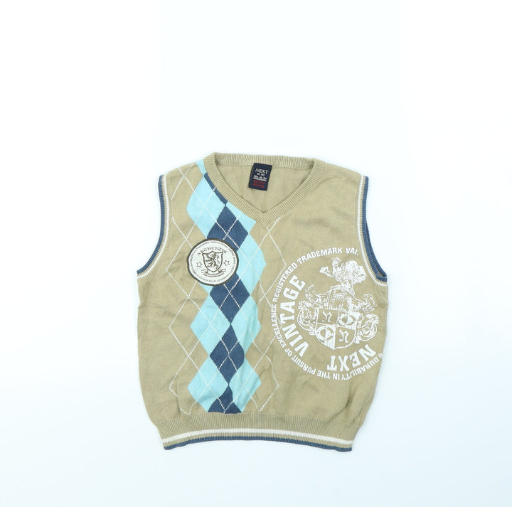 NEXT Boys Beige   Pullover Jumper Size 2 Years