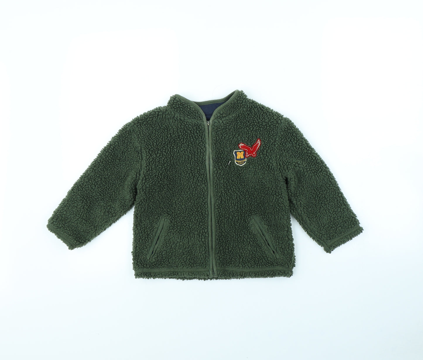 Mothercare Boys Green   Jacket  Size 3 Years  - Fleece