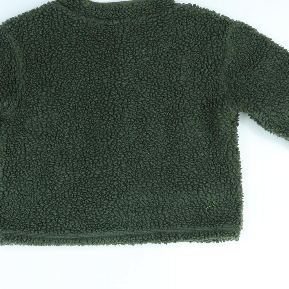 Mothercare Boys Green   Jacket  Size 3 Years  - Fleece