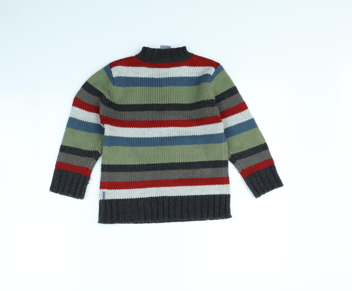 Pumpkin Patch Boys Multicoloured Striped  Jacket  Size 4 Years