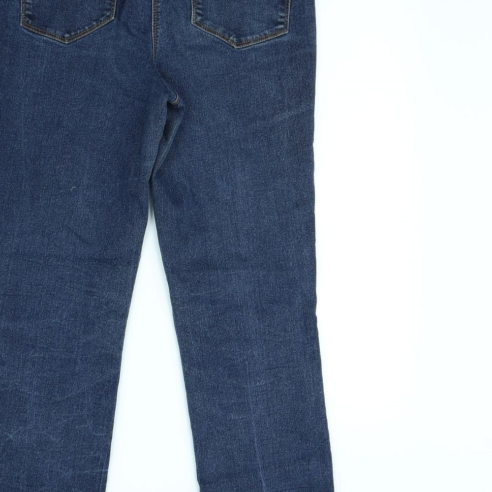 BHS Womens Blue   Straight Jeans Size 12 L30 in