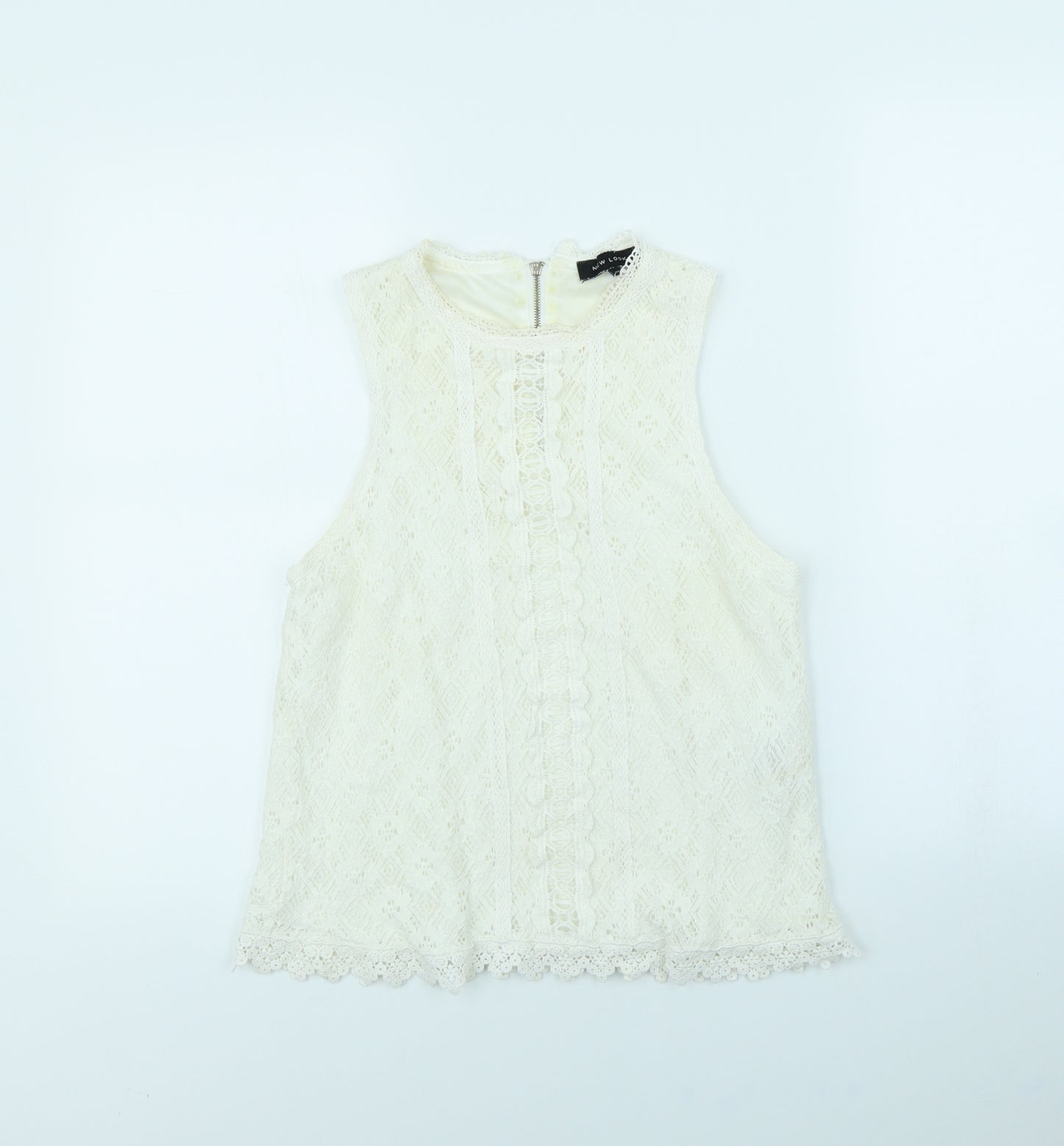 New Look Girls White   Basic Tank Size 12 Years