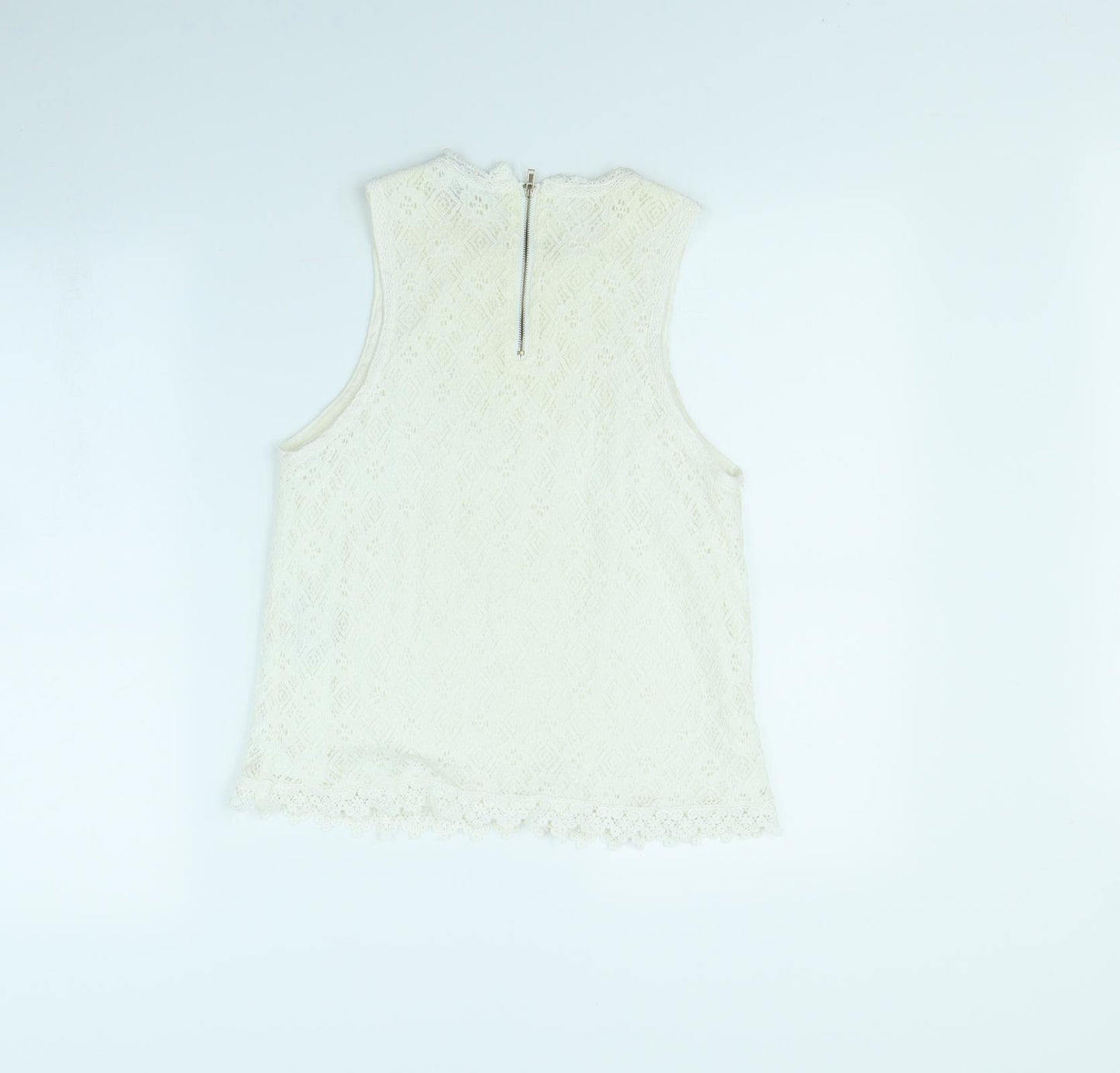 New Look Girls White   Basic Tank Size 12 Years