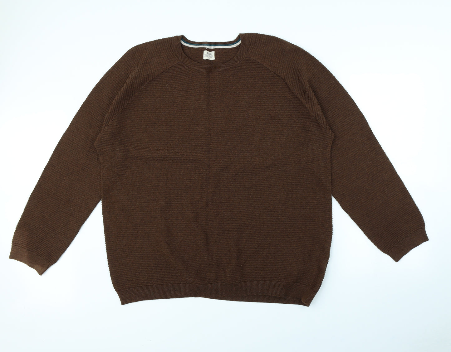 Acw85 Mens Brown   Pullover Jumper Size 2XL