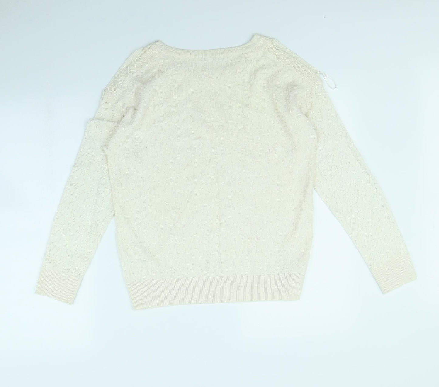TU Womens White   Pullover Jumper Size 10