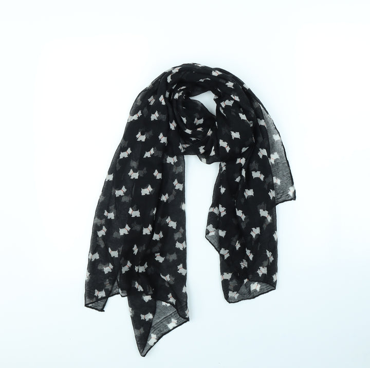 Preworn Womens Black Scarf