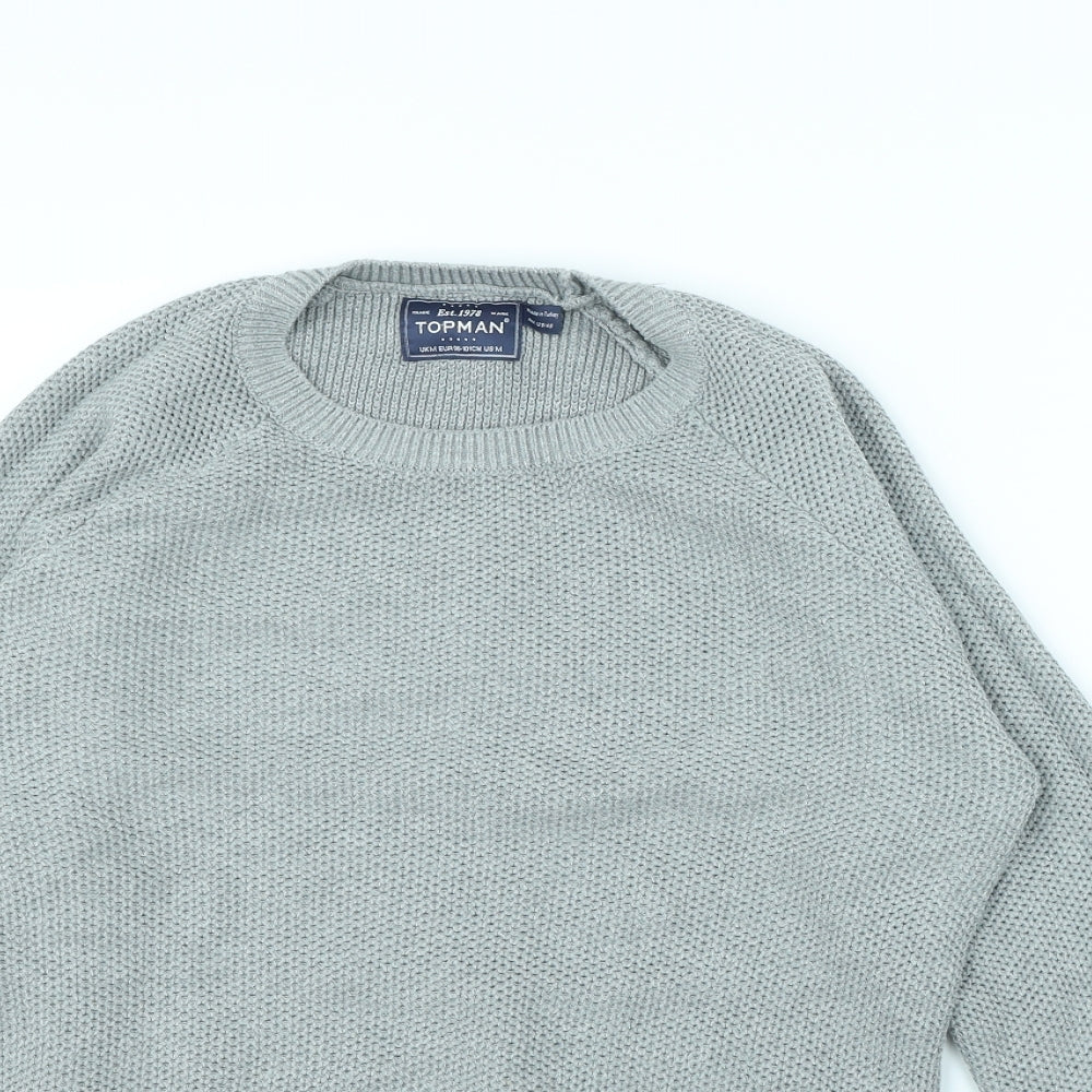 Topman Mens Grey   Pullover Jumper Size M