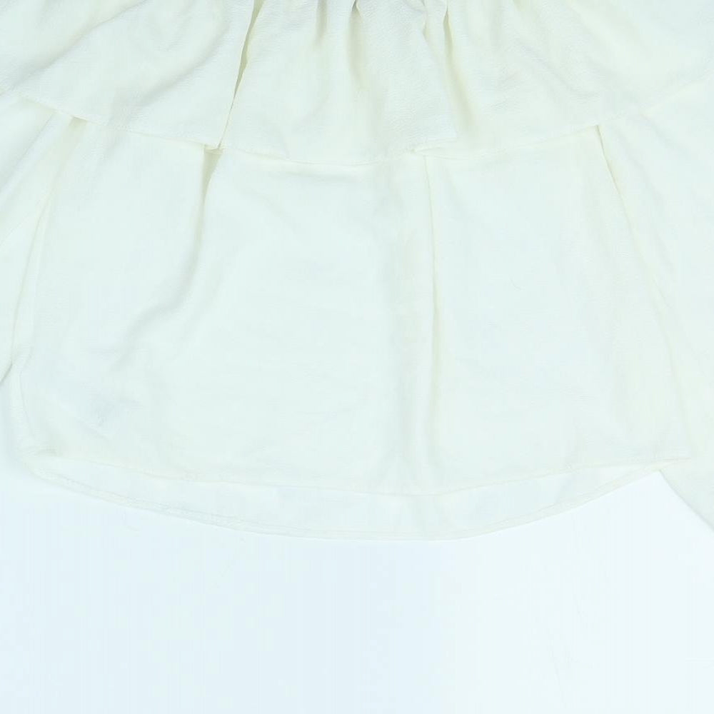 New Look Womens Ivory   Basic Blouse Size 8