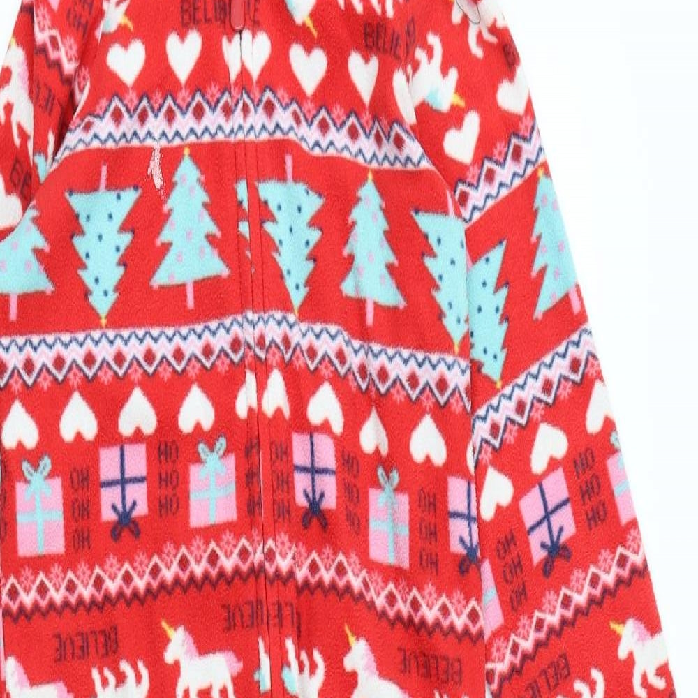 George Girls Red Spotted  Cami One Piece Size 8 Years  - CHRISTMAS