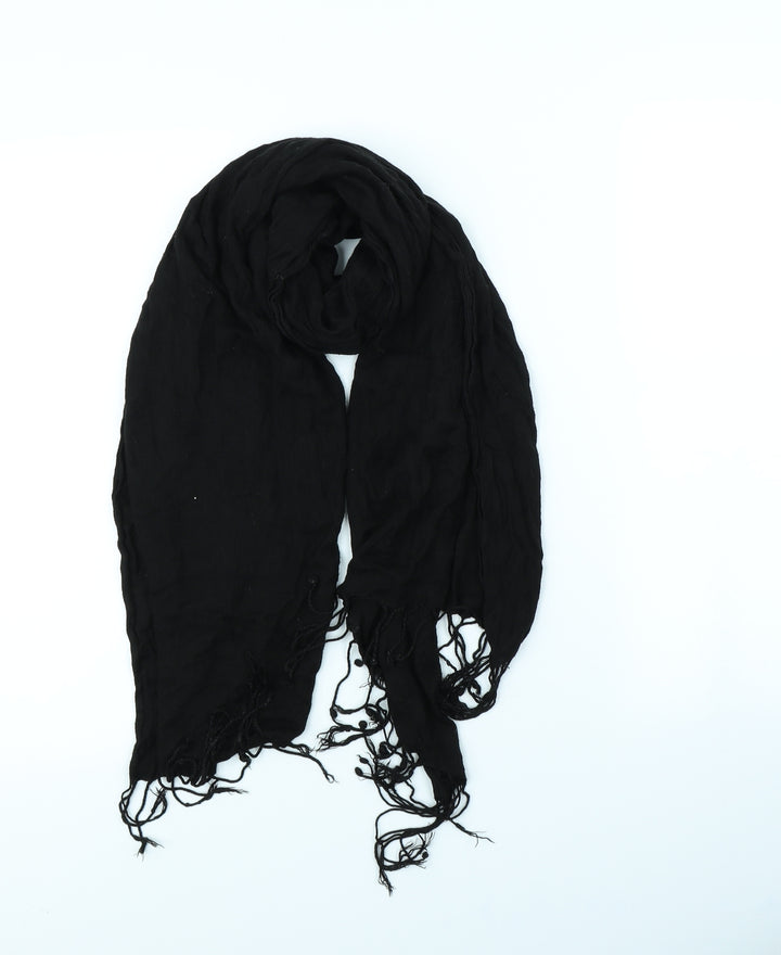 Preworn Womens Black Scarf