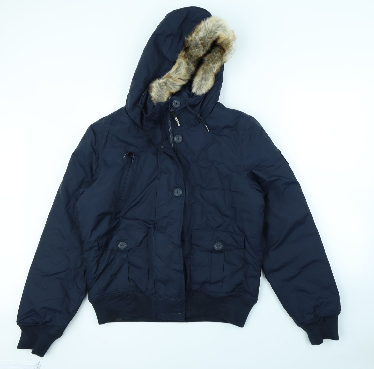 Bench Mens Blue   Rain Coat Coat Size XL