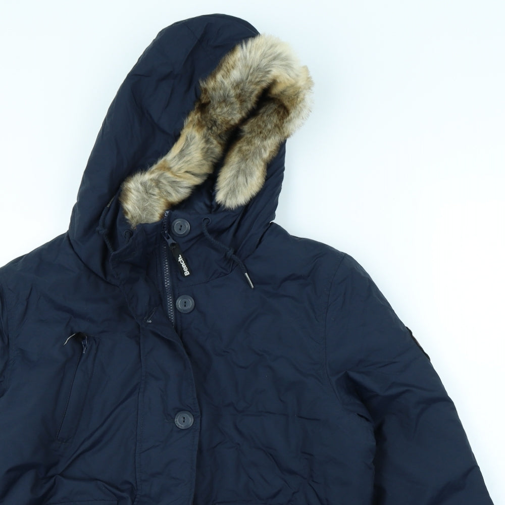 Bench Mens Blue   Rain Coat Coat Size XL