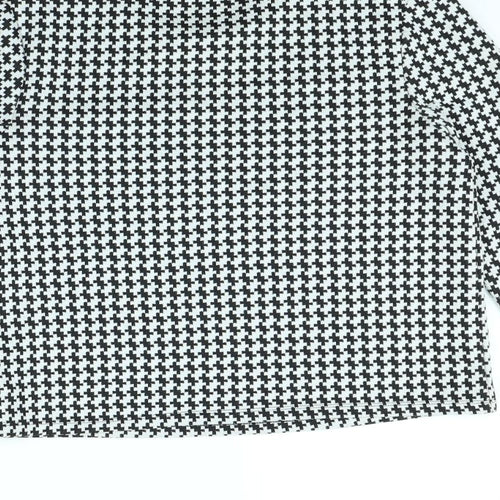 George Womens White Herringbone  Pullover Jumper Size 12