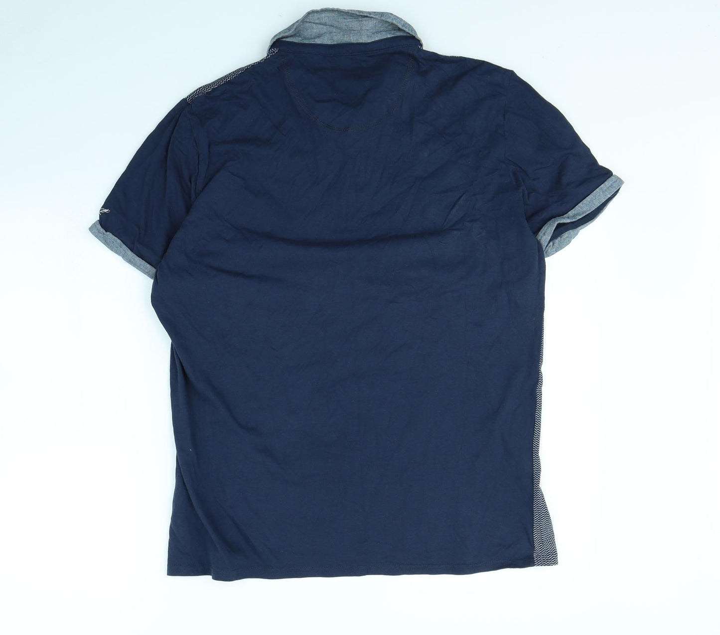 Threadbare Mens Blue    Polo Size XL
