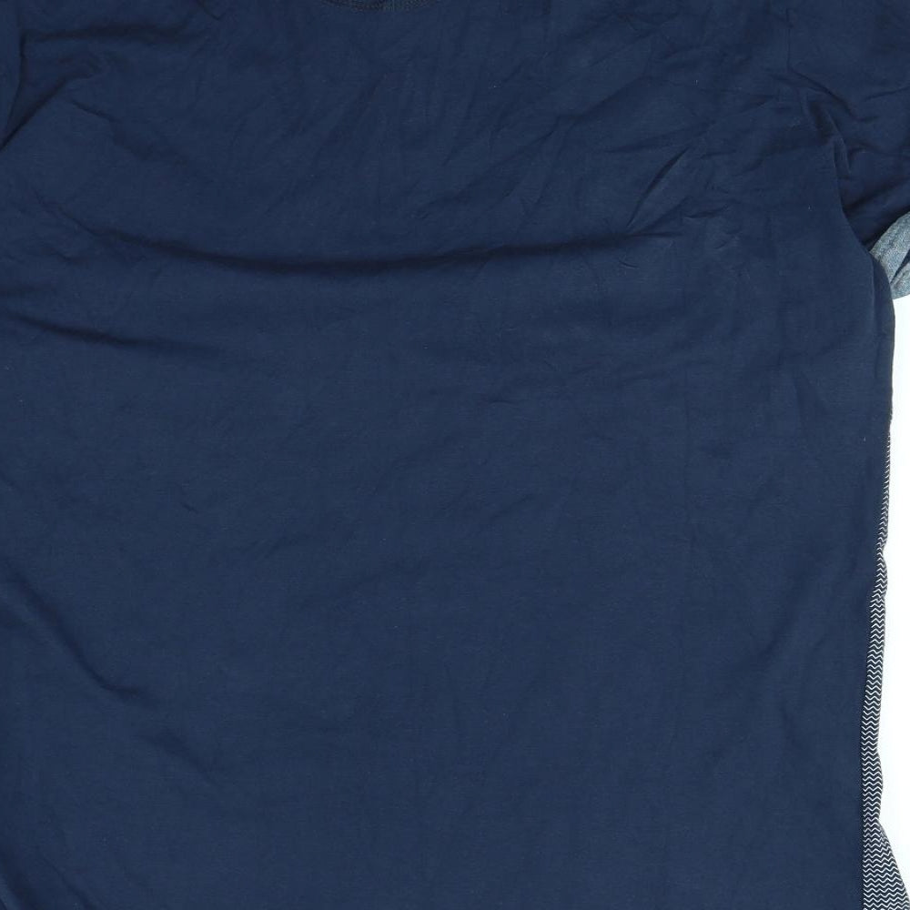Threadbare Mens Blue    Polo Size XL