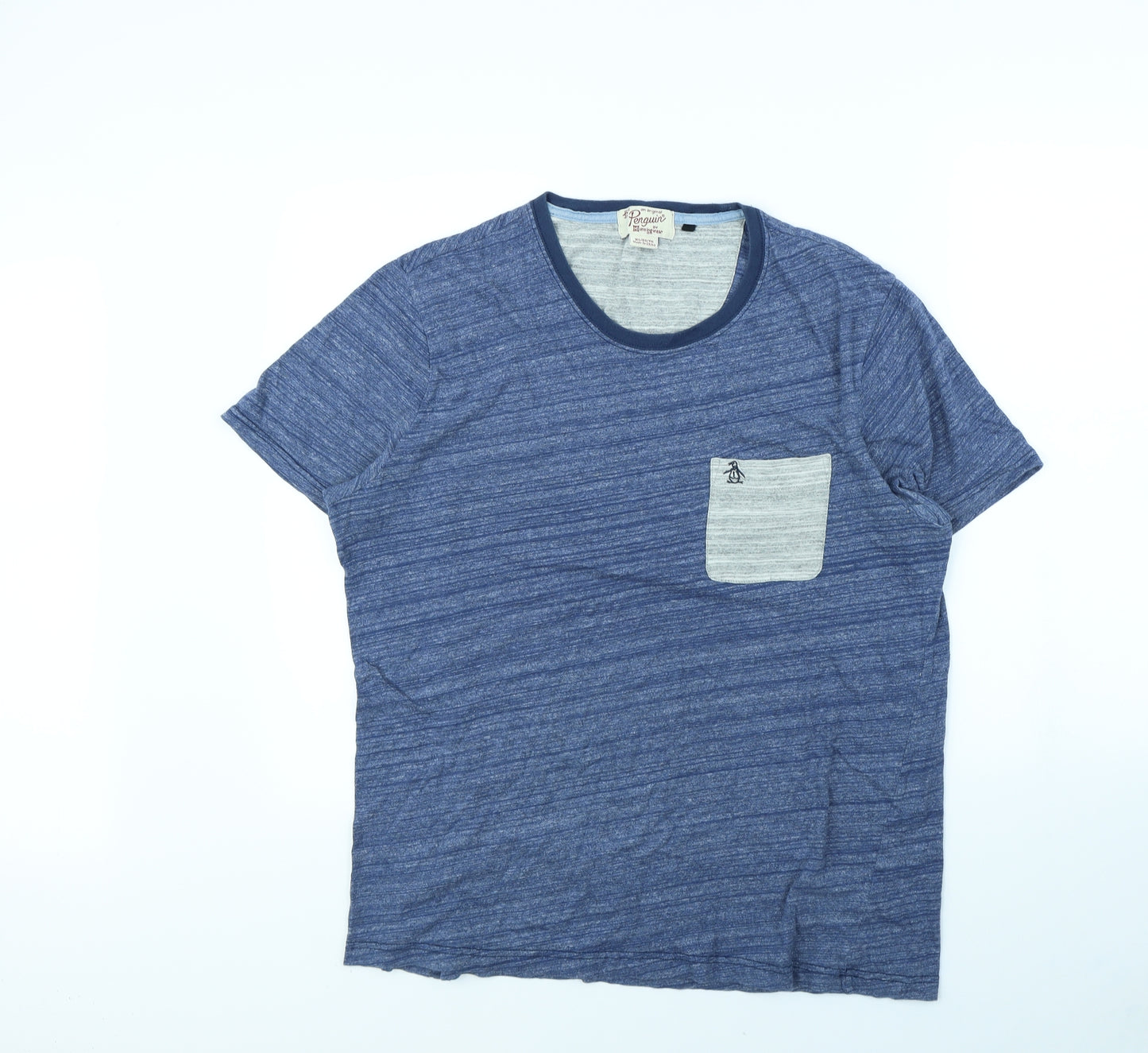 Penguin Mens Blue    T-Shirt Size XL
