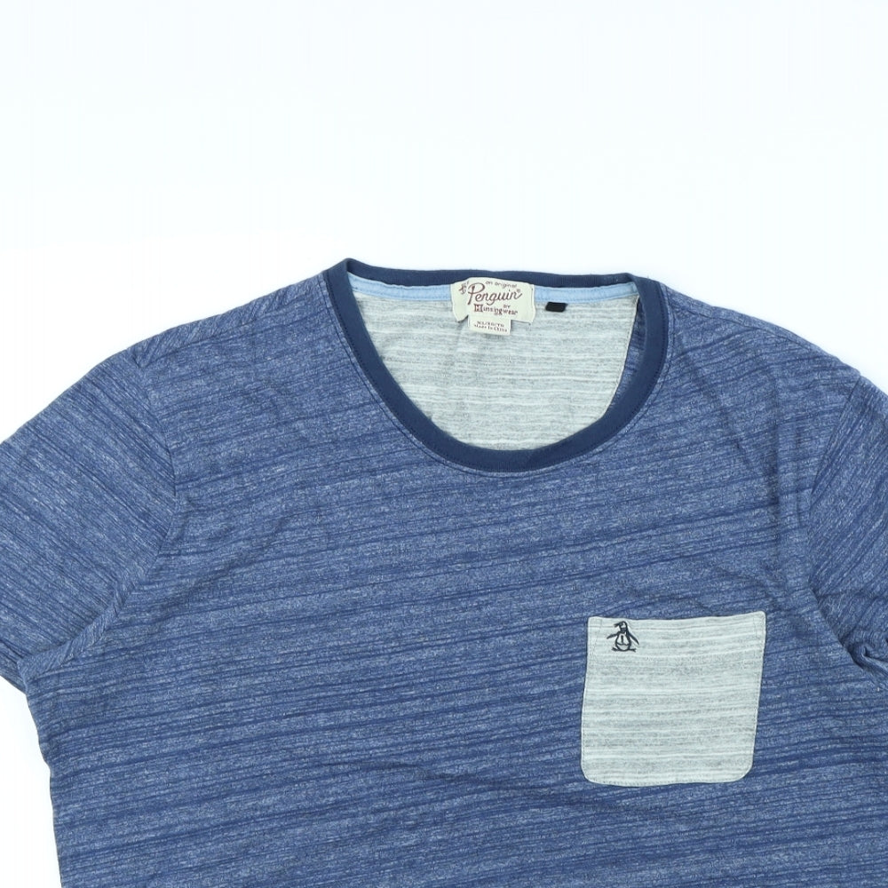 Penguin Mens Blue    T-Shirt Size XL