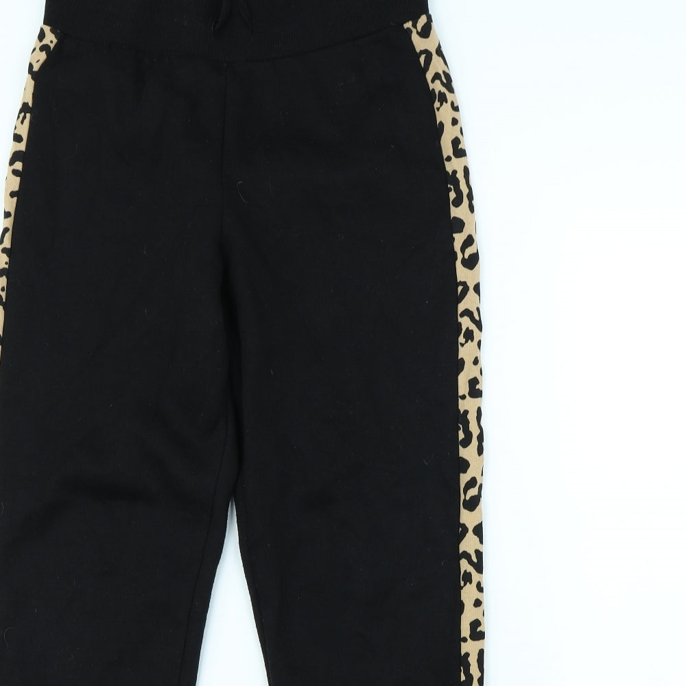 Papaya Womens Black   Jogger Trousers Size 8 L30 in
