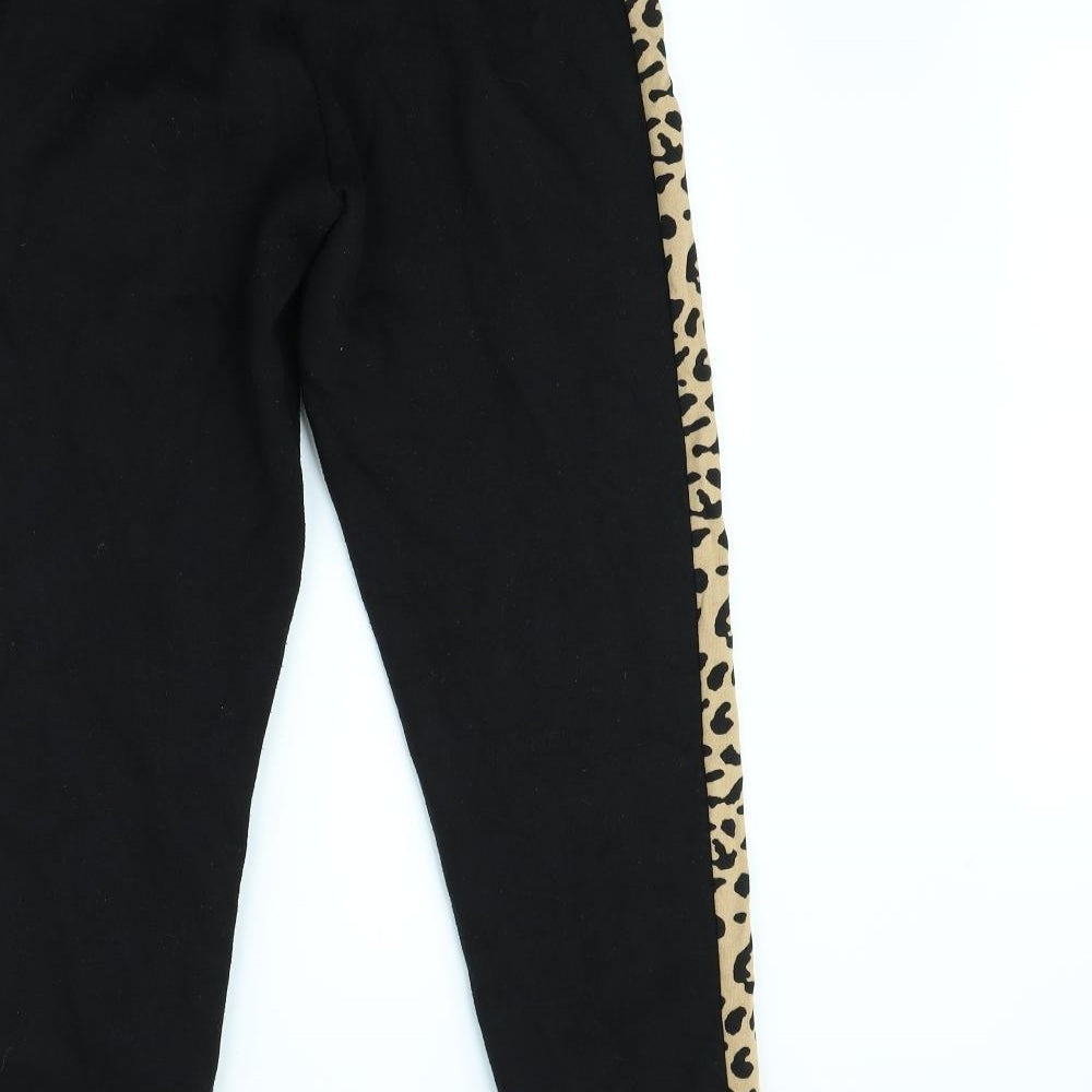 Papaya Womens Black   Jogger Trousers Size 8 L30 in