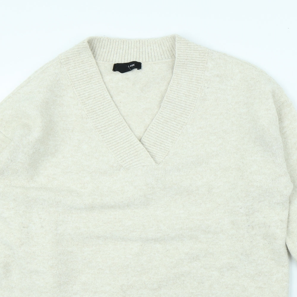 New Look Womens Beige   Pullover Jumper Size S