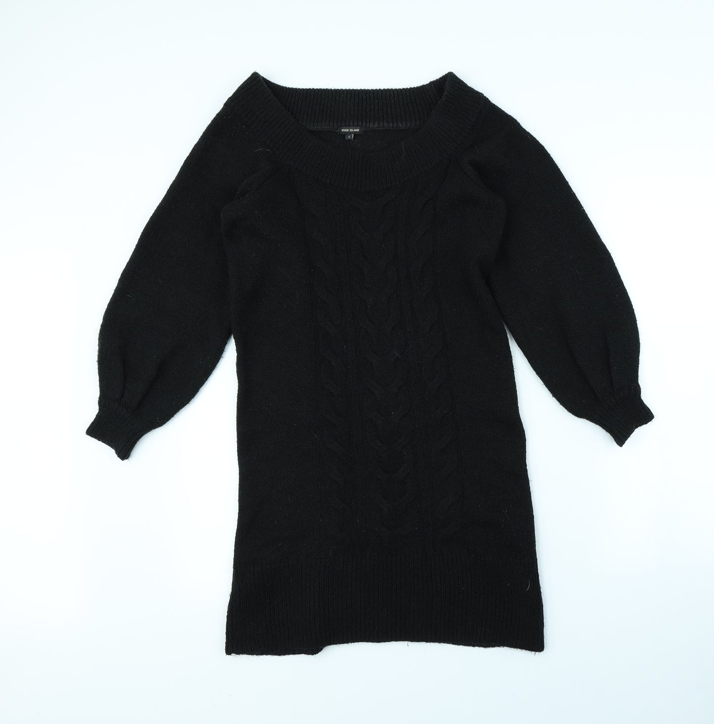 River Island Womens Black   Jumper Dress  Size S