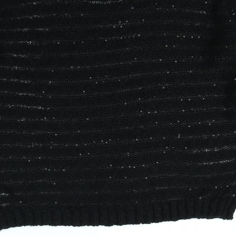 New Look Womens Black   Pullover Jumper Size M  - Skull