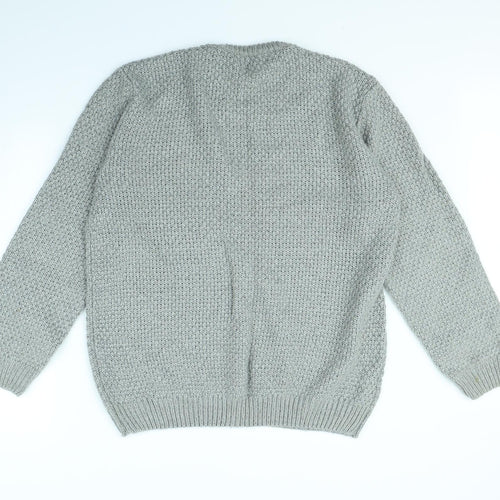 Easy Womens Grey   Pullover Jumper Size L