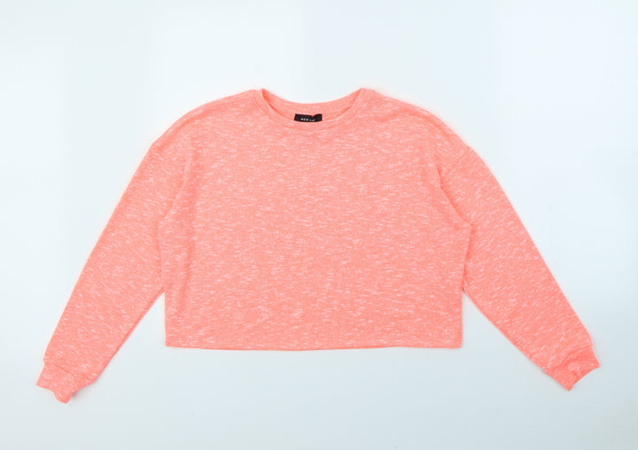 New Look Womens Pink Pullover Jumper Size S