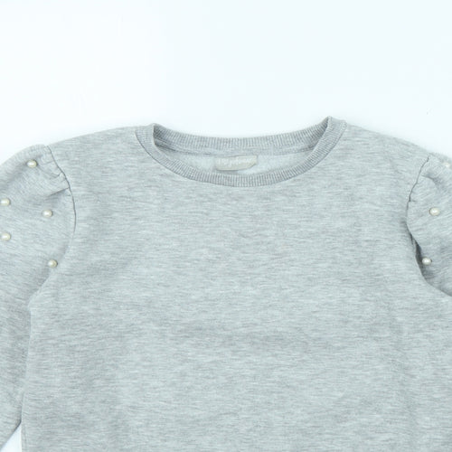 I Love Girlswear Girls Grey   Pullover Jumper Size 9 Years