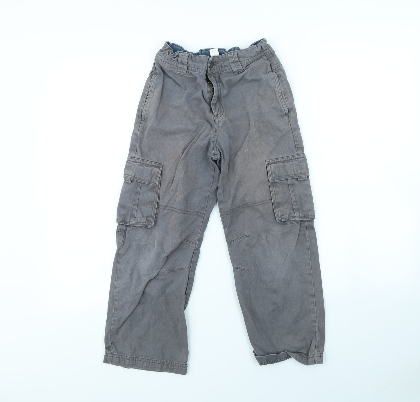 TU Boys Grey   Cargo Trousers Size 8 Years