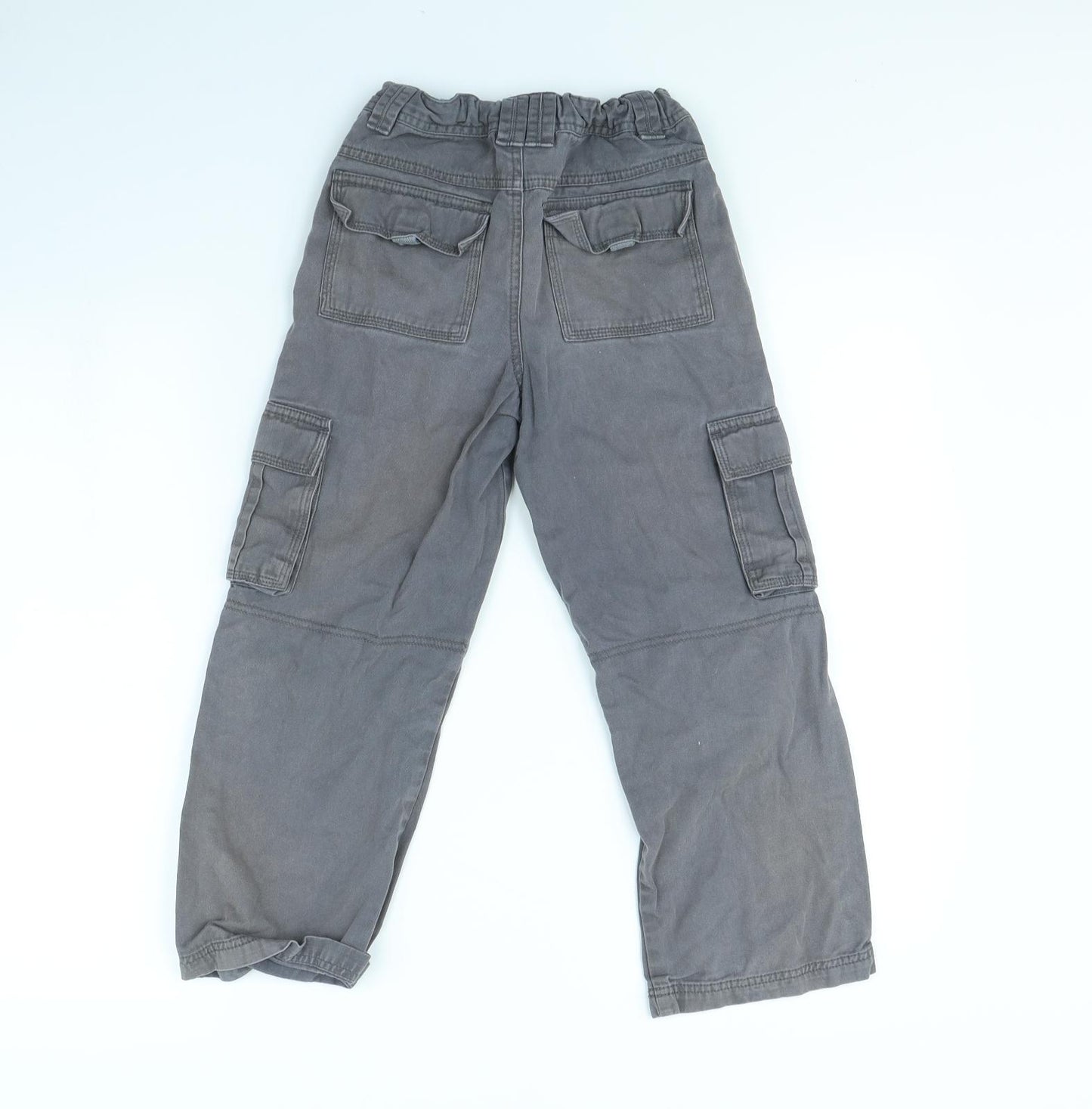 TU Boys Grey   Cargo Trousers Size 8 Years