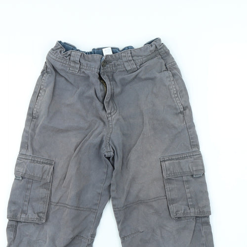 TU Boys Grey   Cargo Trousers Size 8 Years
