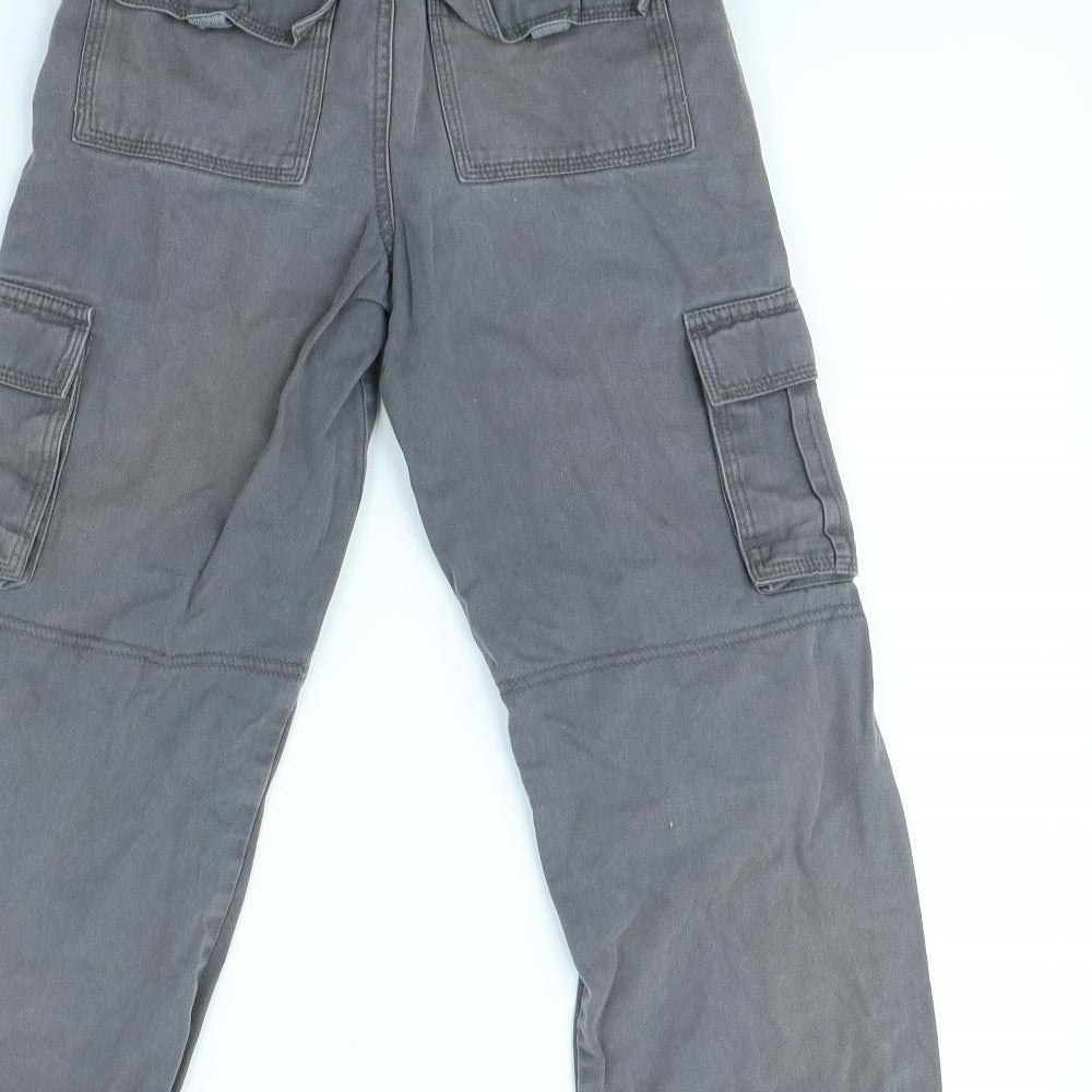 TU Boys Grey   Cargo Trousers Size 8 Years