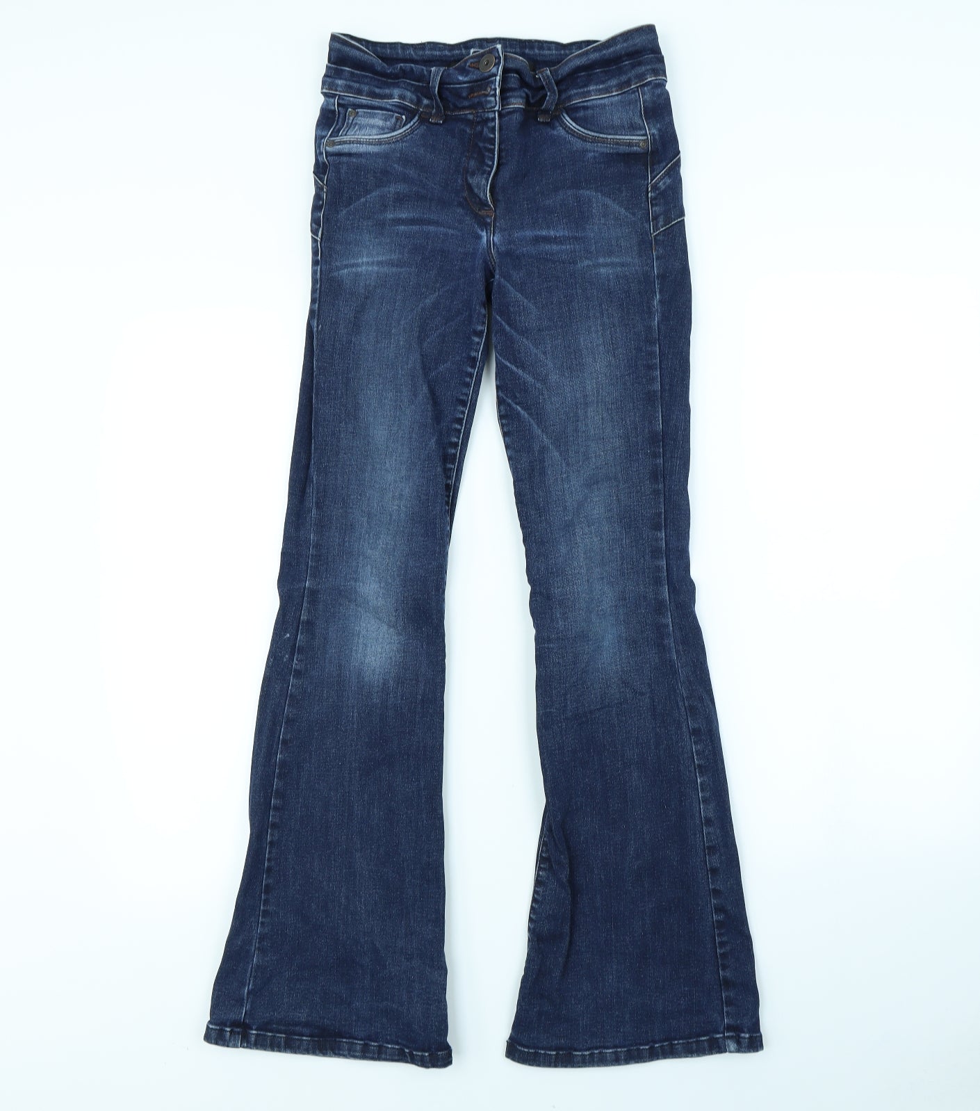 Preworn Womens Blue   Flared Jeans Size 10 L30 in