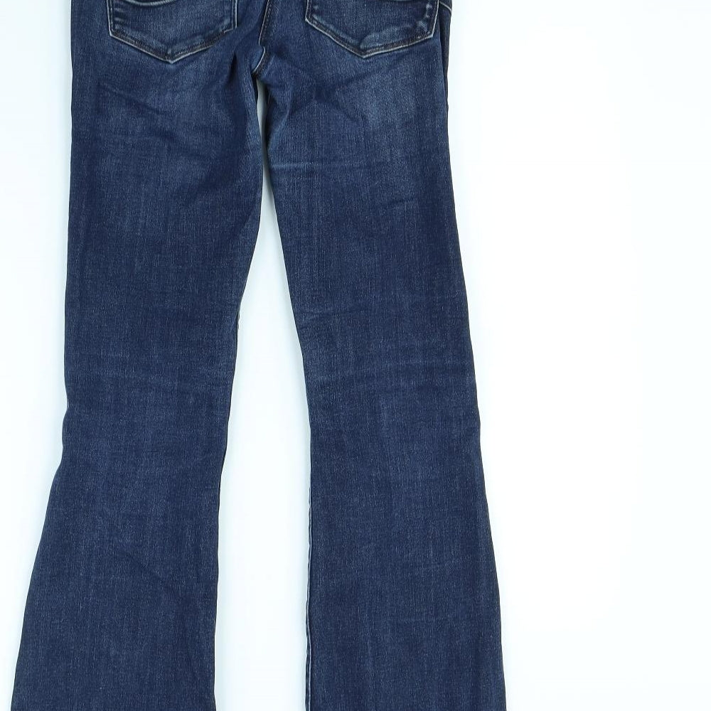 Preworn Womens Blue   Flared Jeans Size 10 L30 in