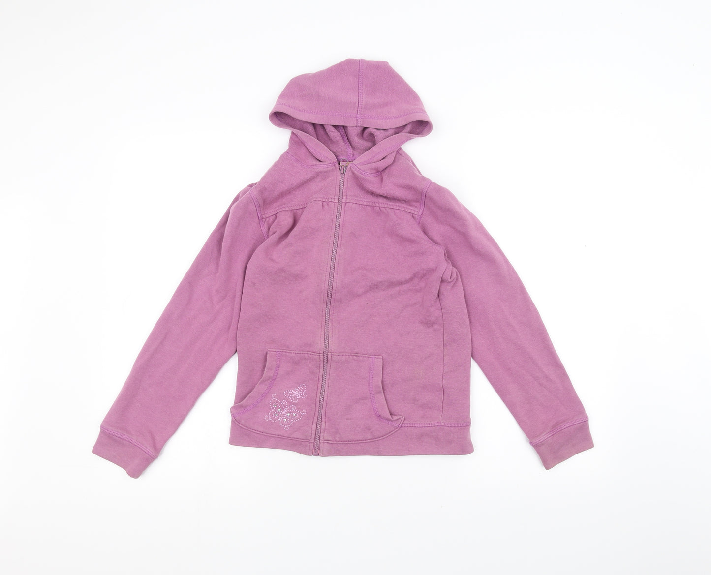 Cherokee Girls Purple   Full Zip Hoodie Size 10-11 Years
