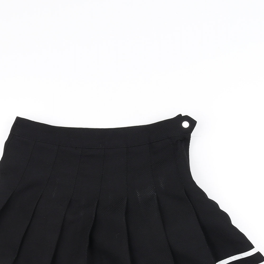 H&M Womens Black   A-Line Skirt Size 8