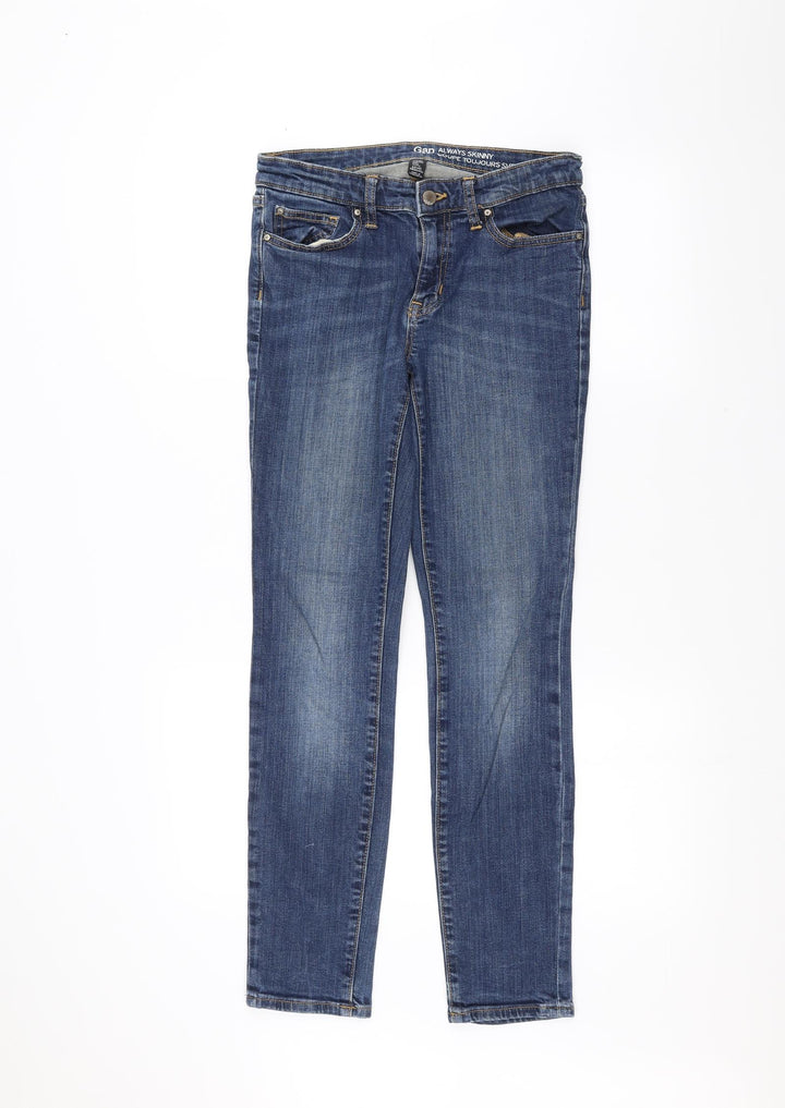 Gap Womens Blue Denim Skinny Jeans Size 6 L28 in