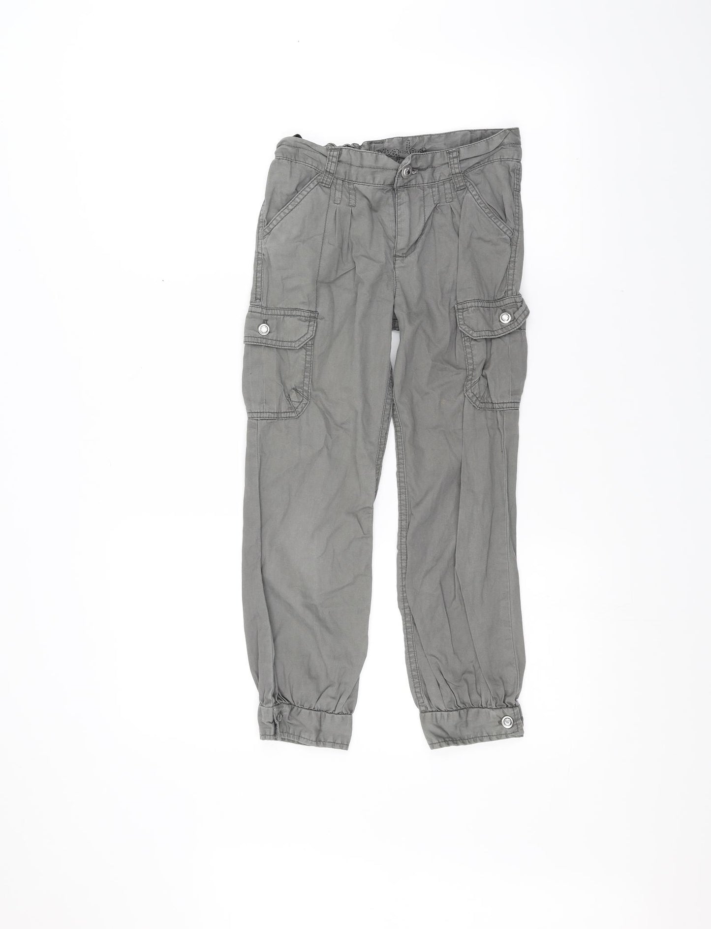 Cherokee Girls Grey   Cargo Trousers Size 7-8 Years
