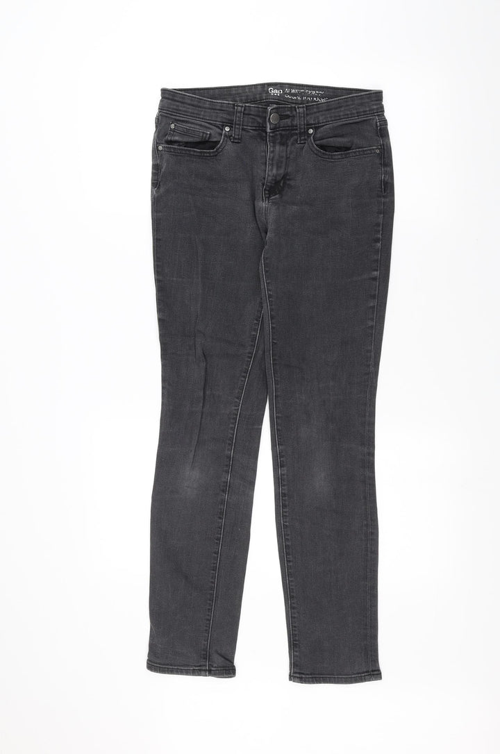 Gap Womens Black Denim Skinny Jeans Size 6 L28 in