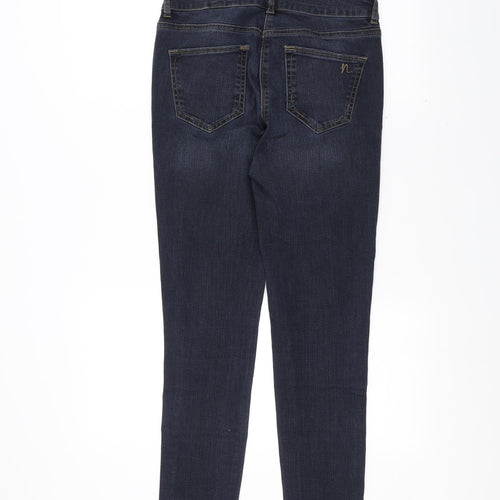 NEXT Womens Blue  Denim Skinny Jeans Size 10 L28 in