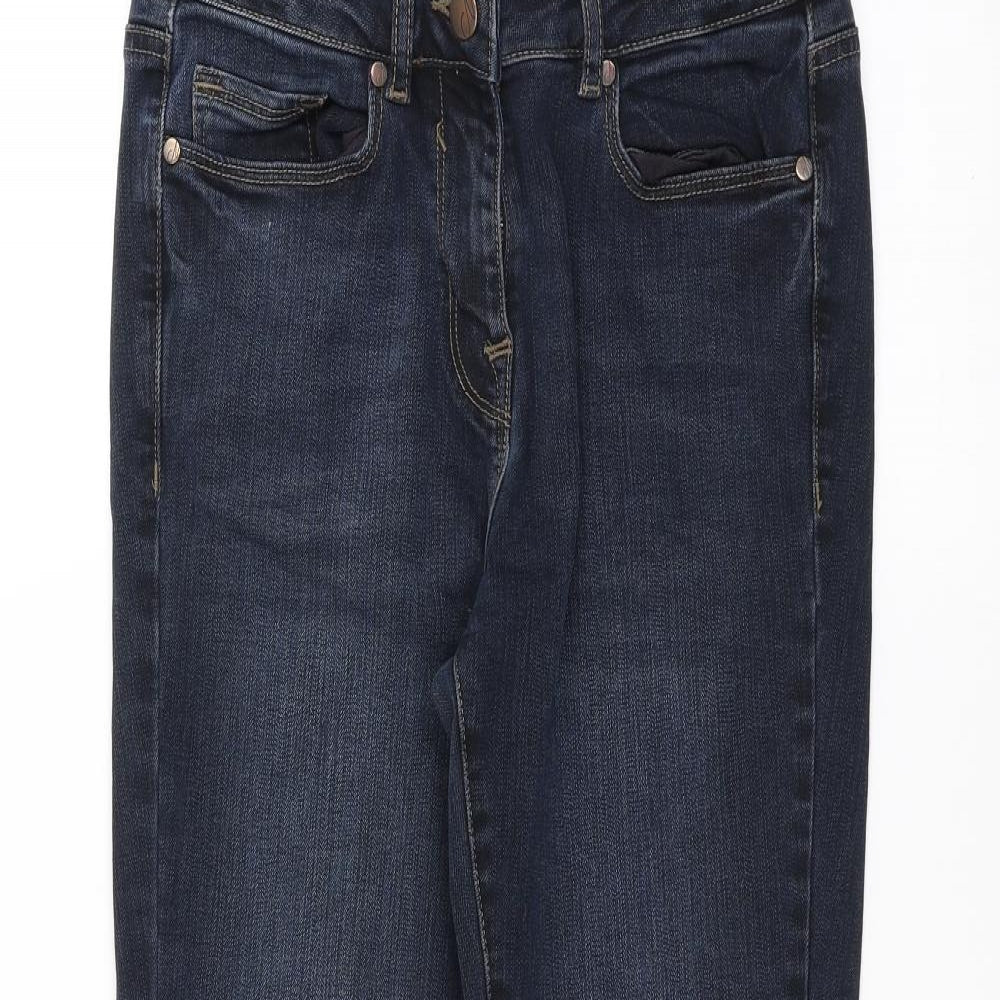 NEXT Womens Blue  Denim Skinny Jeans Size 10 L28 in
